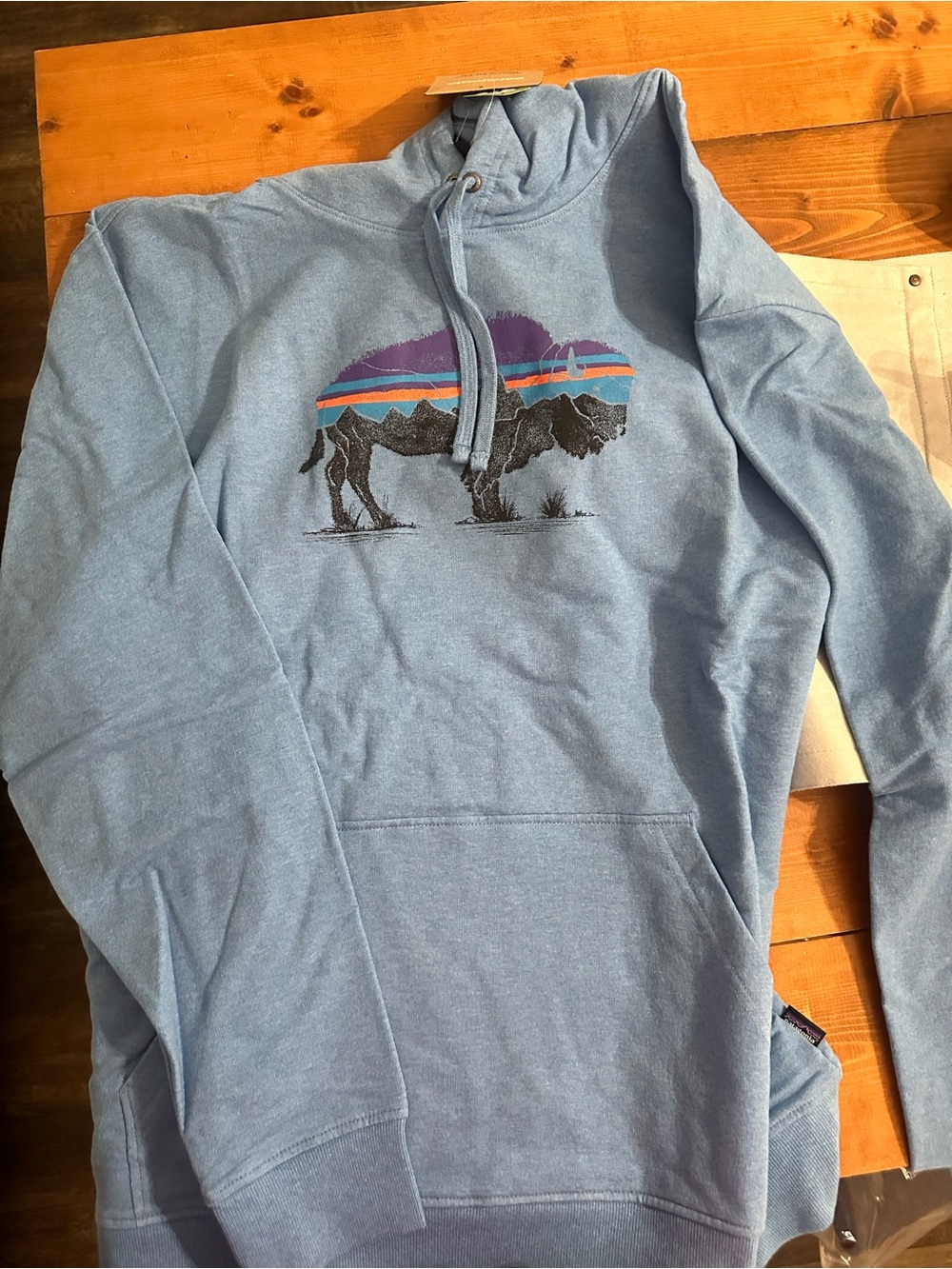 Men’s Patagonia Fitz Roy Bison Midweight Hoody Size XL